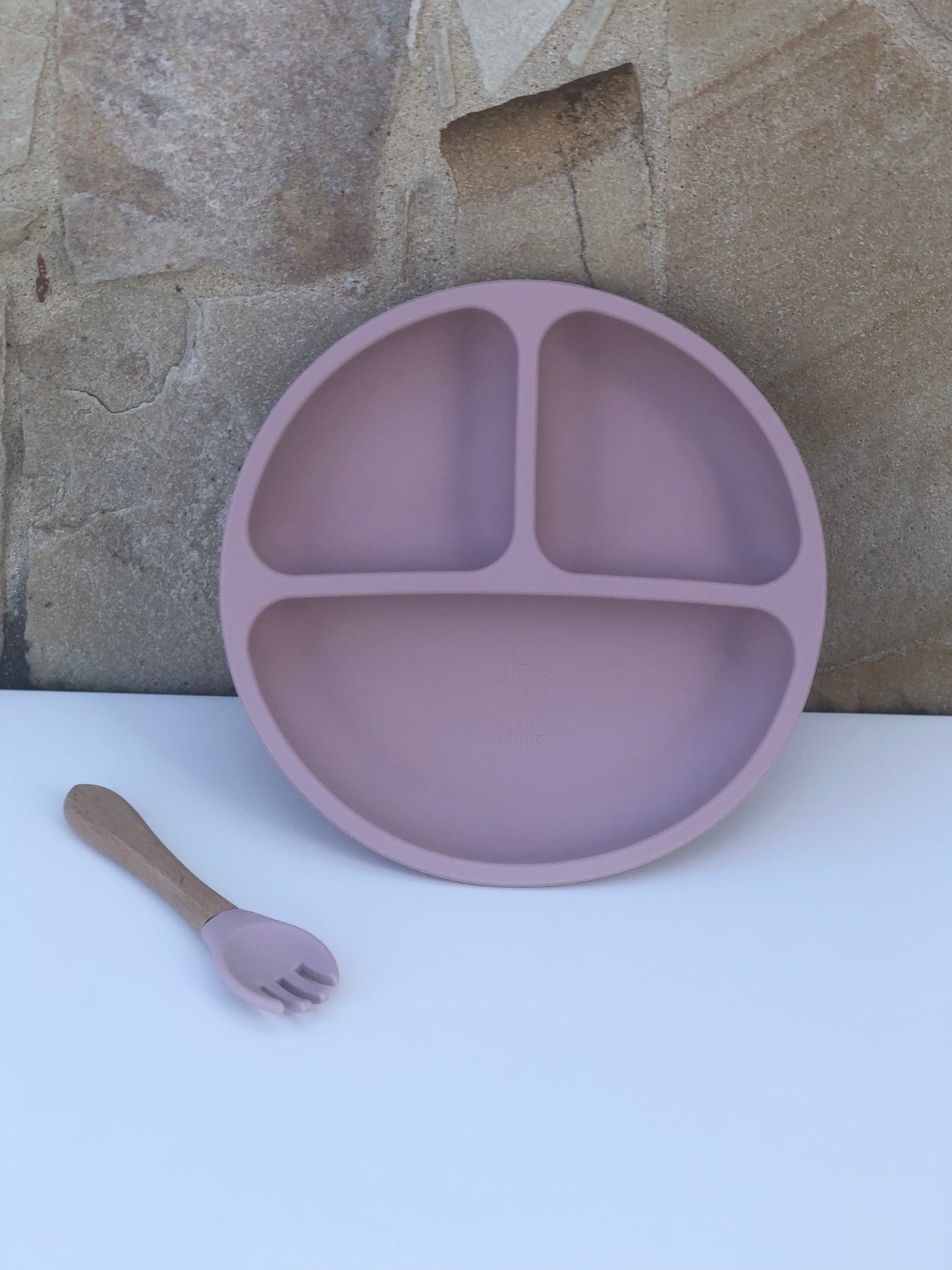 Silicone Plate & Fork set